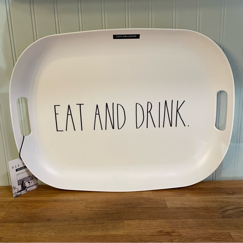 SOLD NEW Rae Dunn Melamine Serving Tray - Picture 1 of 5
